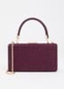 Beaut clutch met afneembare schouderriem - Paars