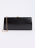 Belinda clutch met afneembare schouderriem - Zwart