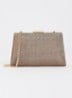 Bellaria clutch met afneembare schouderriem - Roségoud