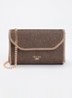 Bellini clutch met logo - Brons