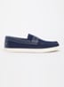 Benzy loafer met gebreid bovenwerk - Donkerblauw
