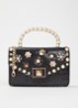 Blooms crossbodytas met afneembare schouderriem - Zwart