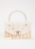 Blooms crossbodytas met afneembare schouderriem - Lichtroze