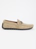 Brackon mocassin van leer - Taupe