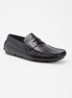 Bradlay moccasin van leer - Zwart