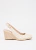Capable sleehak van leer met metallic finish - Ivoor