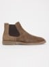 Cashy chelsea boot van suède - Lichtbruin