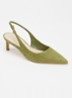 Celinna slingback van lakleer - Groen