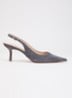 Celise slingback - Donkergrijs