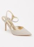 Channel sandalette met strass - Goud