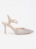 Confident sandalette met strass - Zilver
