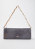 East To West Long clutch met crocostructuur - Grijs