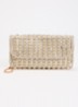 Elabourate schoudertas met strass - Goud