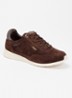 Entitle sneaker van suède - Donkerbruin