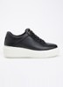 Evienne sneaker met plateauzool - Zwart