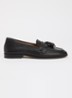 Giavonni loafer van leer - Zwart