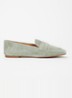 Glances loafer van leer - Groen