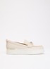 Glide loafer van leer - Creme