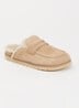 Goldy muiltje van suède  - Beige