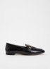 Grained loafer - Diepzwart