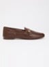 Greya loafer van leer met gespdetail - Donkerbruin