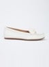 Grier mocassin van leer - Wit