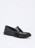 Grisella loafer van leer - Zwart