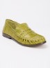 Grisella loafer van leer - Groen