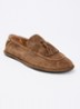 Grounding loafer van suède - Cognac