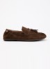 Grounding loafer van suède - Donkerbruin