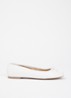 Helenne ballerina van leer - Wit