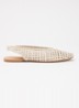 Hollianne slingback van leer - Gebroken wit