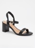 Jaliz sandalette van leer - Zwart