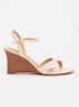Kalans sandalette van suède - Creme