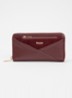 Kelbey portemonnee met logo - Bordeauxrood