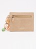 Klub sleuteletui met bedels - Beige