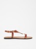 Laith sandaal van leer - Cognac