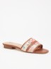 Leti sandaal met leren details - Bruin