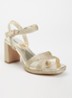Manifesting sandalette - Goud - Fabric