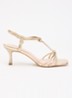 Matti sandalette van leer - Goud