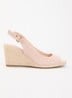 Mediating espadrille met gespdetail - Oudroze
