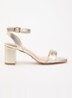 Medina sandalette van leer - Goud
