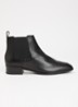 Pinni chelsea boots van leer - Zwart