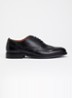 Senser brogue van leer - Zwart