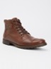 Simon veterboot van leer - Kastanjebruin