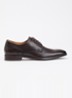 Sole veterschoen van leer - Donkerbruin