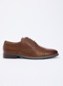 Stanlakes veterschoen van leer  - Cognac