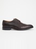 Sunni Wide Fit brogue van leer - Donkerbruin