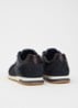 Trusting sneaker van leer met details van suède - Donkerblauw