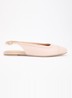 Wide Fit Hanna slingback van suède - Lichtroze